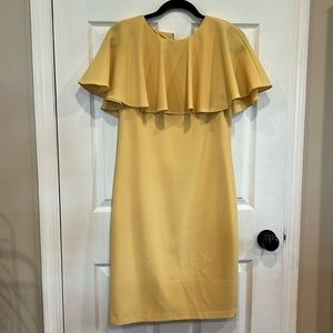 Vince Camuto yellow dress size 8. Like new